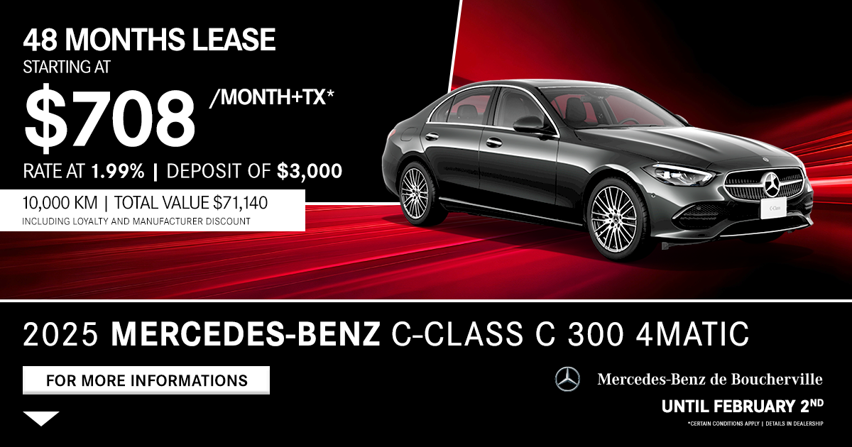2025 C-CLASS C 300 4MATIC