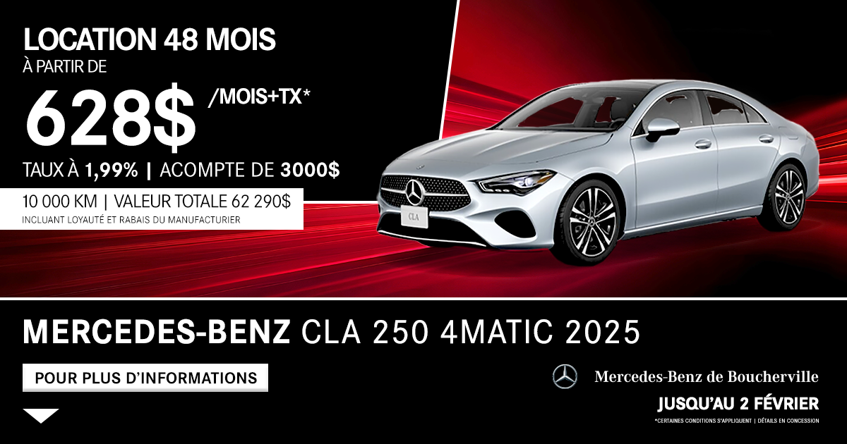 CLA 250 4MATIC 2025