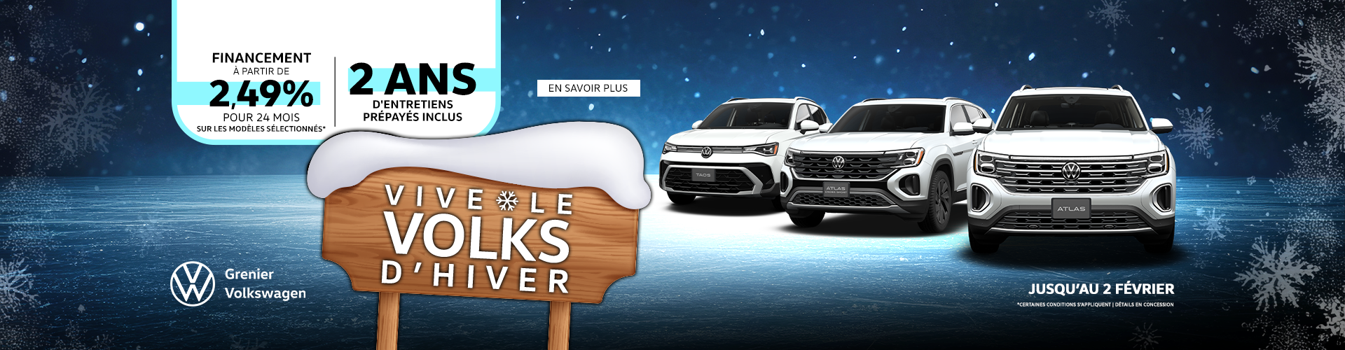 VIVE LE VOLKS D'HIVER !