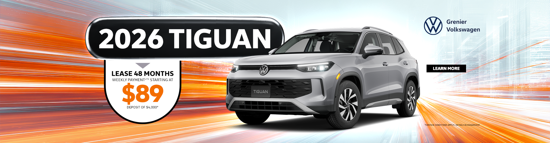 DRIVE THE 2026 TIGUAN !