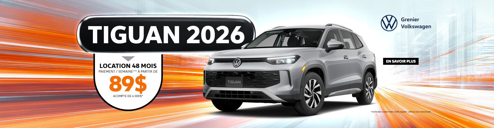 ROULEZ EN TIGUAN 2026 !