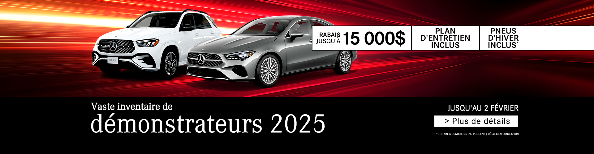 DÉMONSTRATEURS 2025