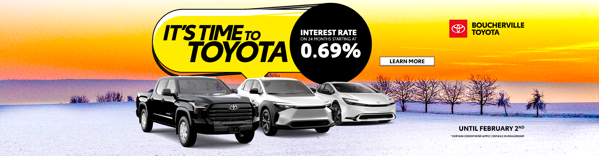 IT'S TIME TO TOYOTA ! IT'S TIME TO TOYOTA !