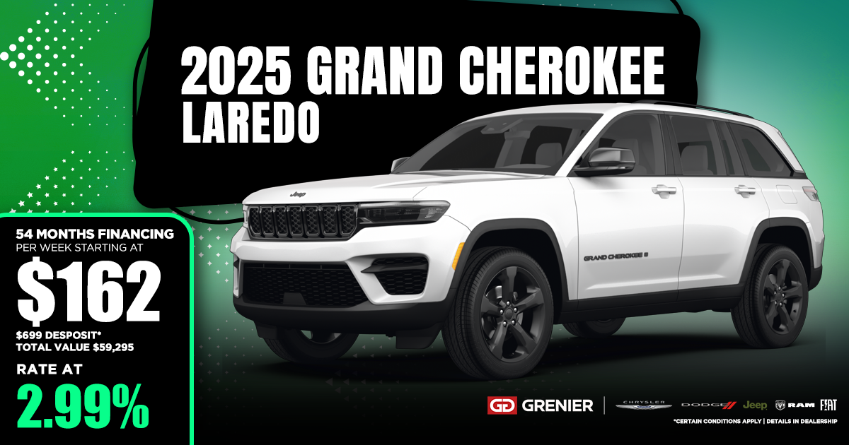 2025 JEEP GRAND CHEROKEE LAREDO !