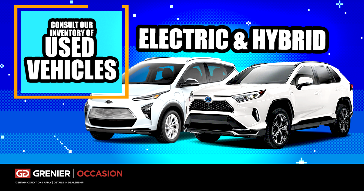 USED ELECTRIC AND HYBRID VEHICLES !