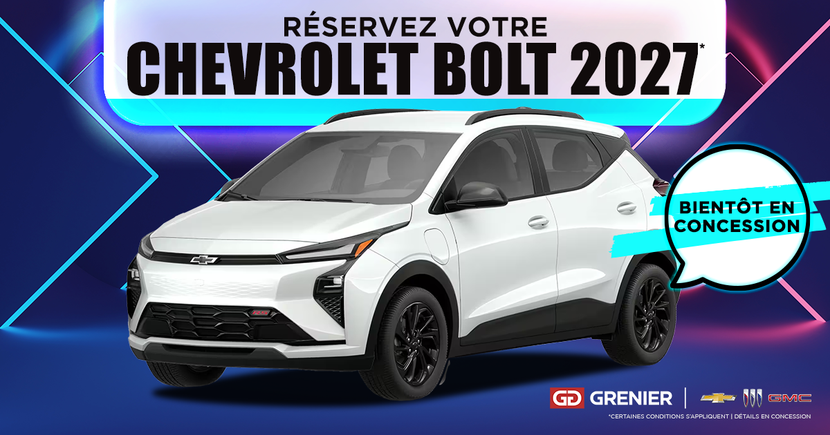 RÉSERVEZ VOTRE BOLT 2027 !