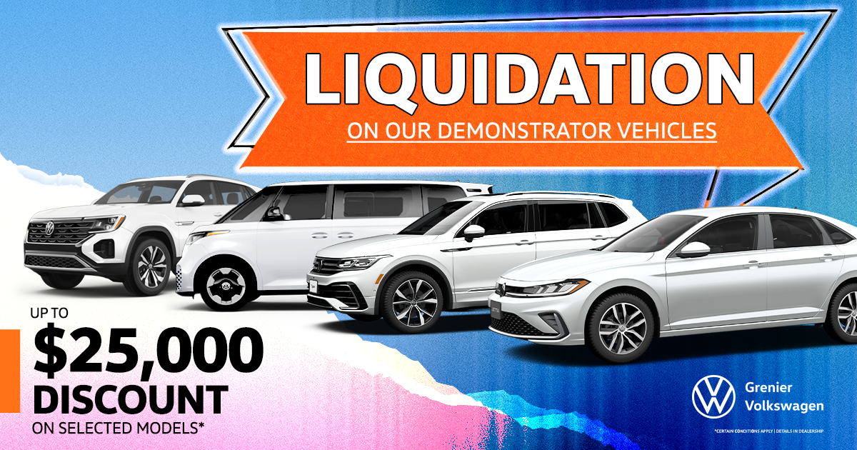 SEVERAL DEMONSTRATOR VEHICLES ON CLEARANCE !