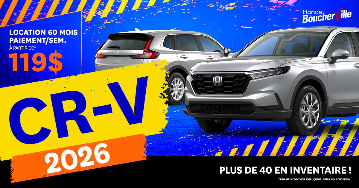 CR-V 2026 DISPONIBLES !