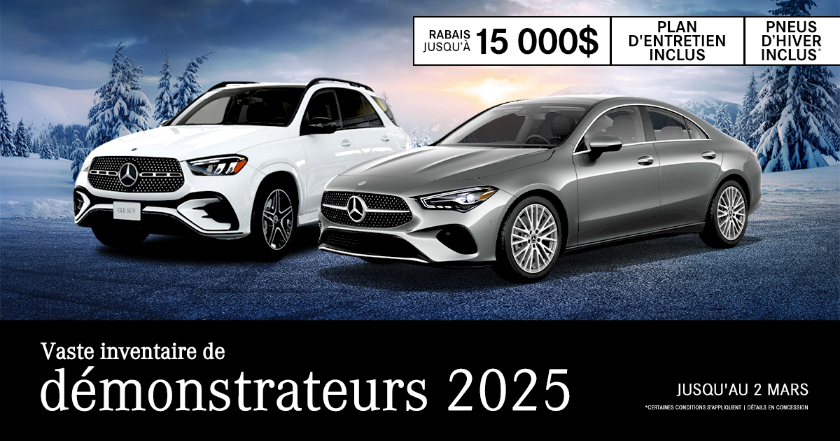 DÉMONSTRATEURS 2025