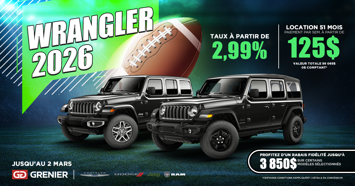 WRANGLER 2026 !