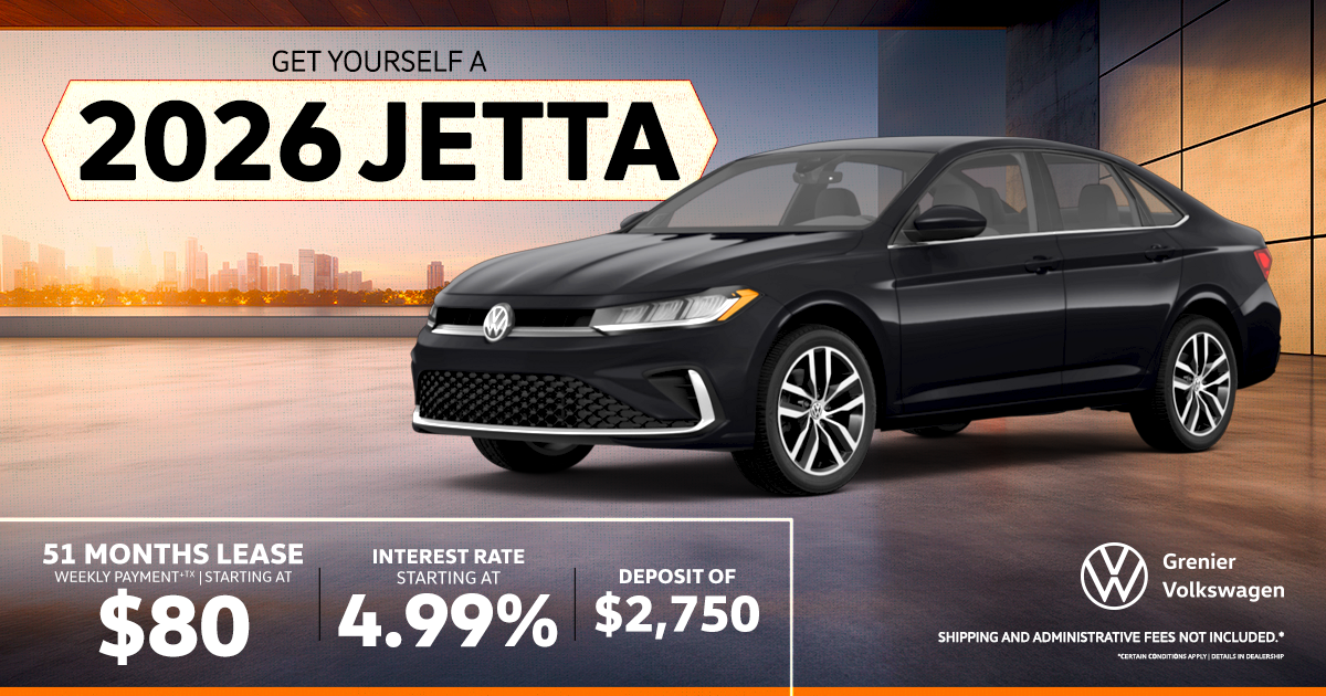 TREAT YOURSELF TO A 2026 JETTA !