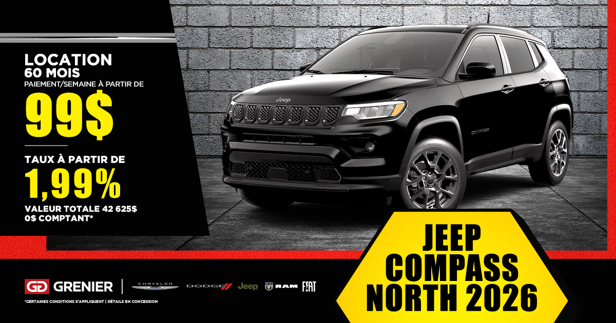 JEEP COMPASS NORTH 2026 !