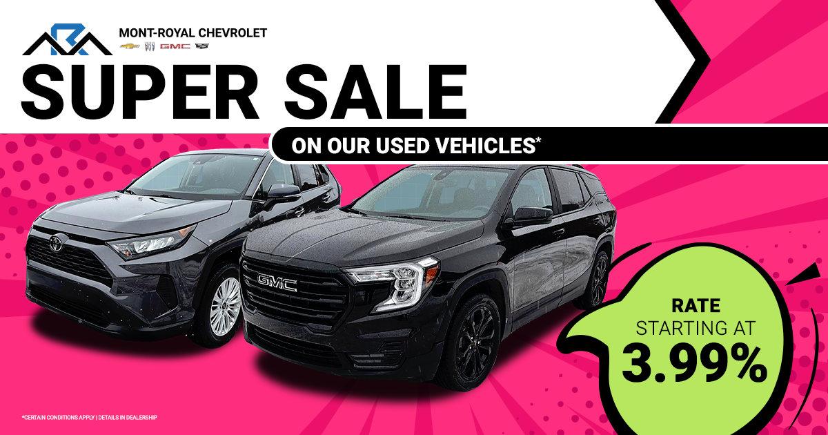 BIG SALE ON OUR USED VEHICULES !
