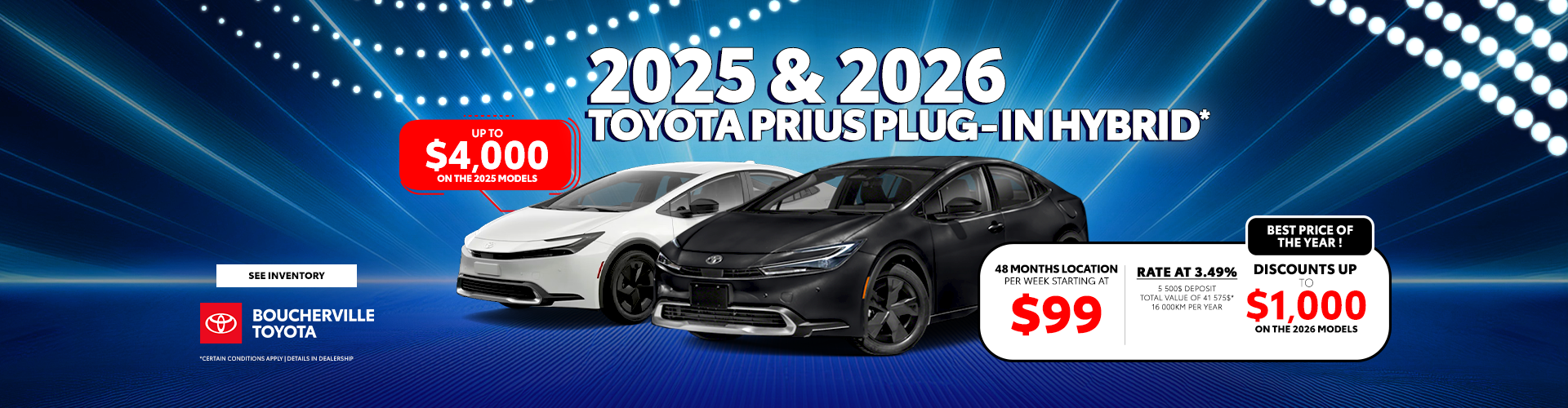 2025 & 2026 HYBRID PRIUS PLUG-IN !