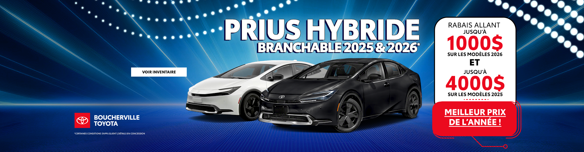 PRIUS HYBRIDE BRANCHABLE 2025 & 2026 ! PRIUS HYBRIDE BRANCHABLE 2025 & 2026 !