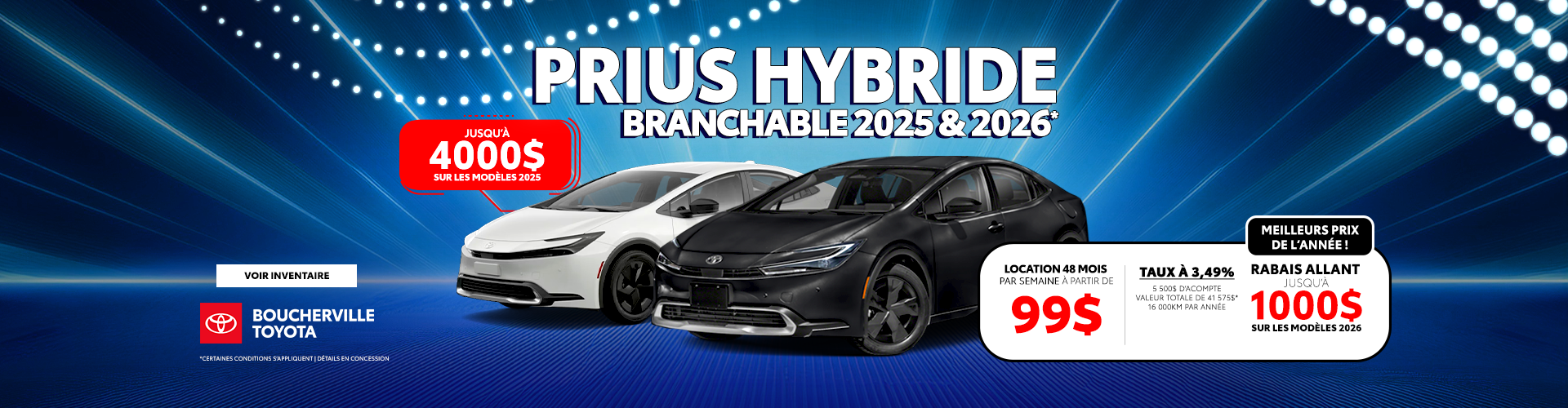 PRIUS HYBRIDE BRANCHABLE 2025 & 2026 !