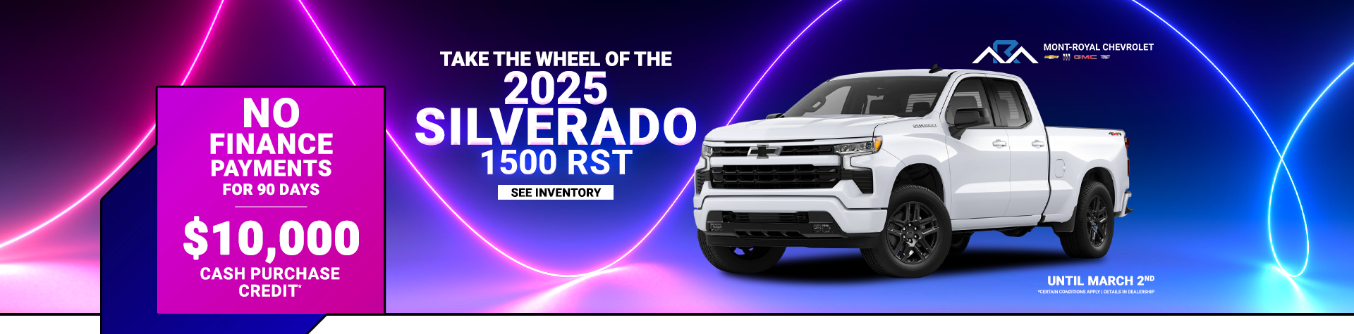 TAKE THE WHEEL OF THE 2025 SILVERADO 1500 RST !