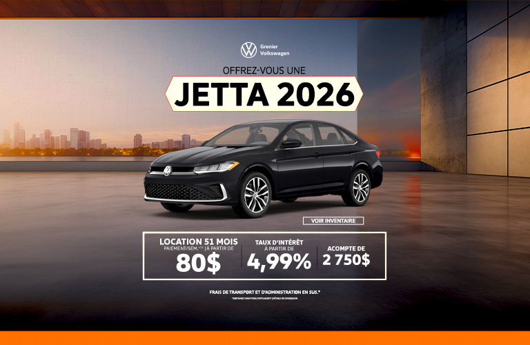 OFFREZ-VOUS UNE JETTA 2026 !