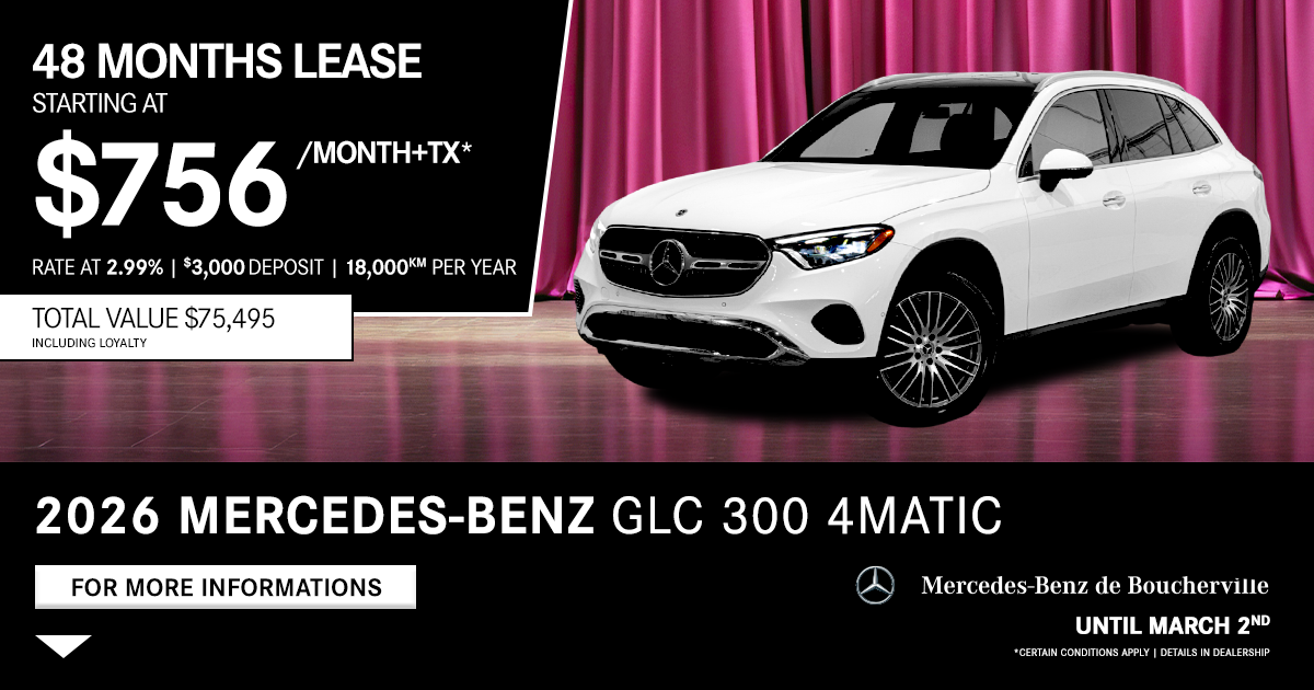 2026 GLC 300 4MATIC !