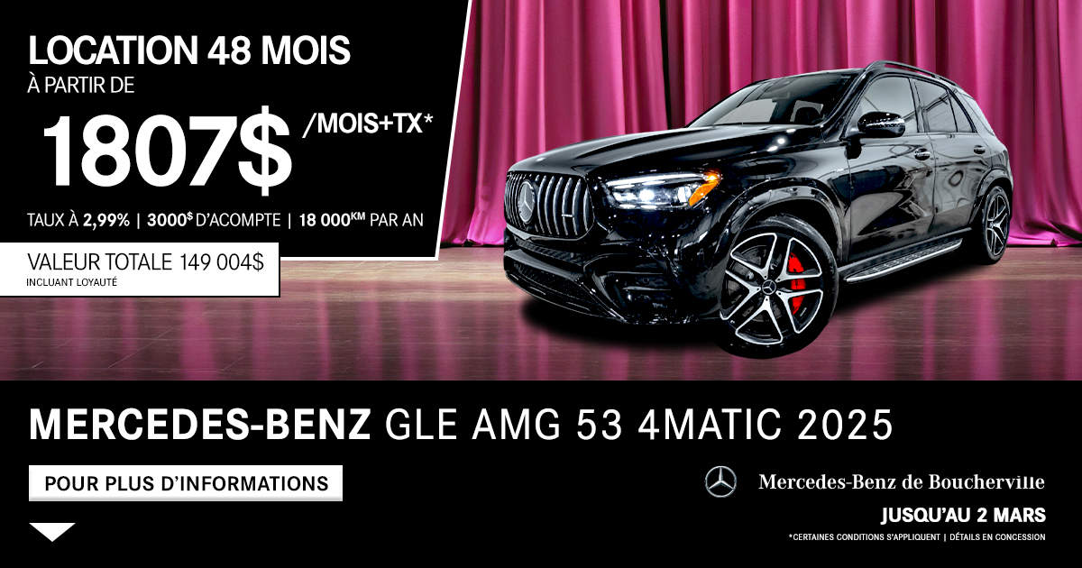 GLE AMG 53 4MATIC 2025 !