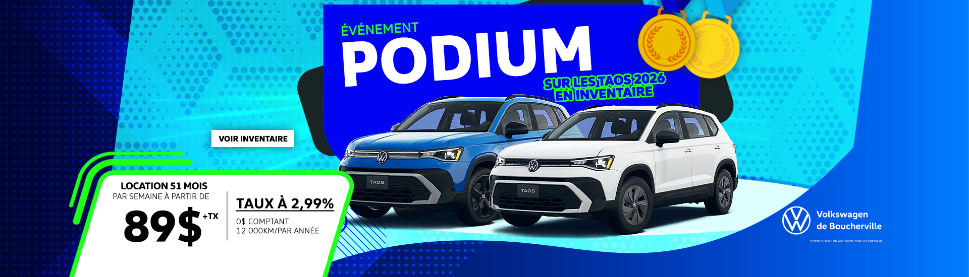 ÉVÉNEMENT PODIUM !