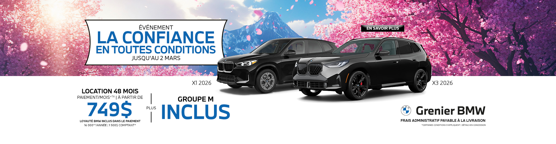 ÉVÉNEMENT LA CONFIANCE EN TOUTES CONDITIONS !