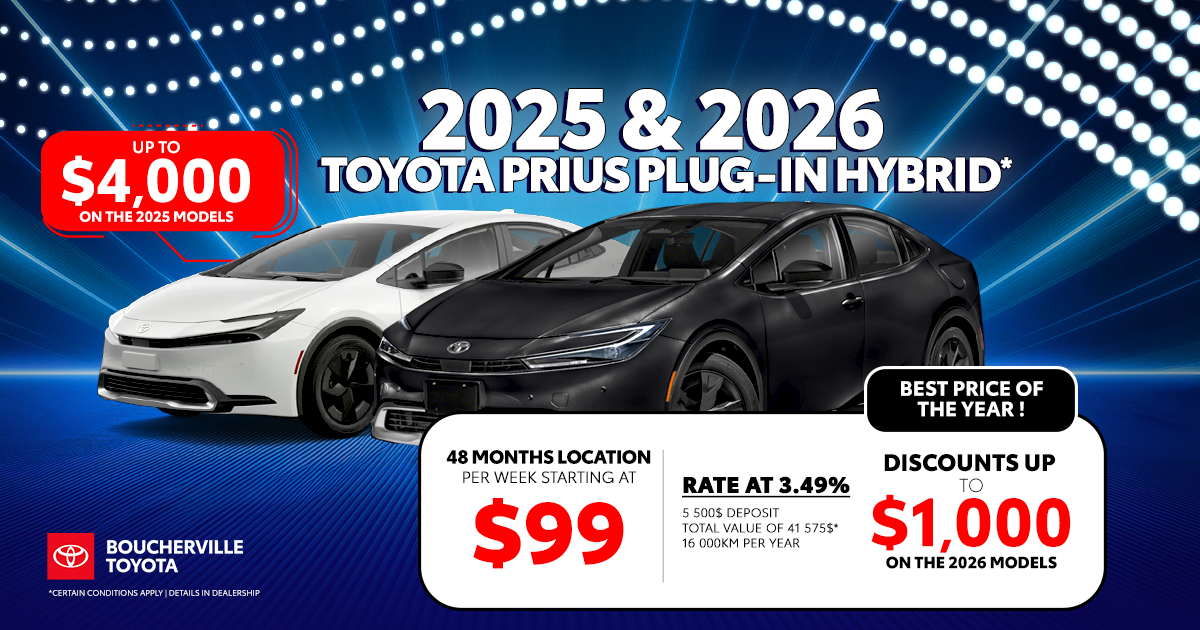 2025 & 2026 HYBRID PRIUS PLUG-IN !
