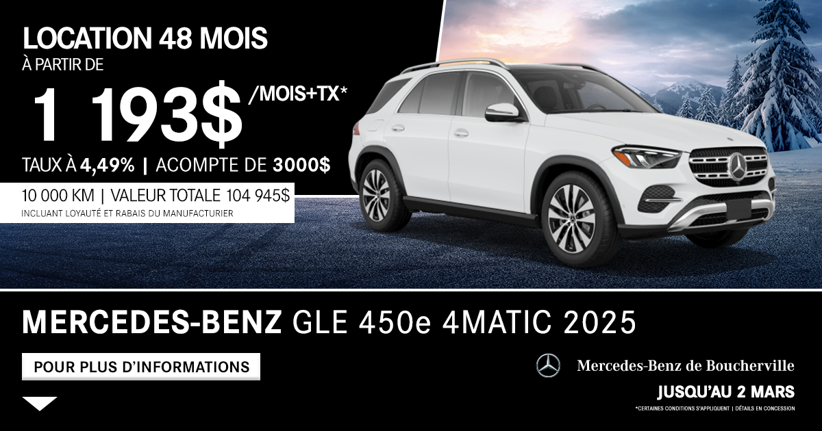 GLE 450e 4MATIC 2025