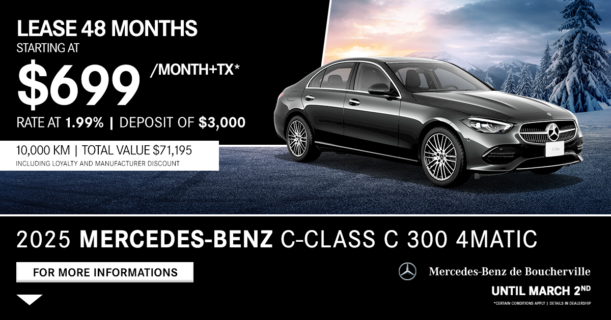 2025 C-CLASS C 300 4MATIC