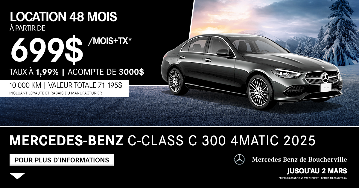 C-CLASS C 300 4MATIC 2025