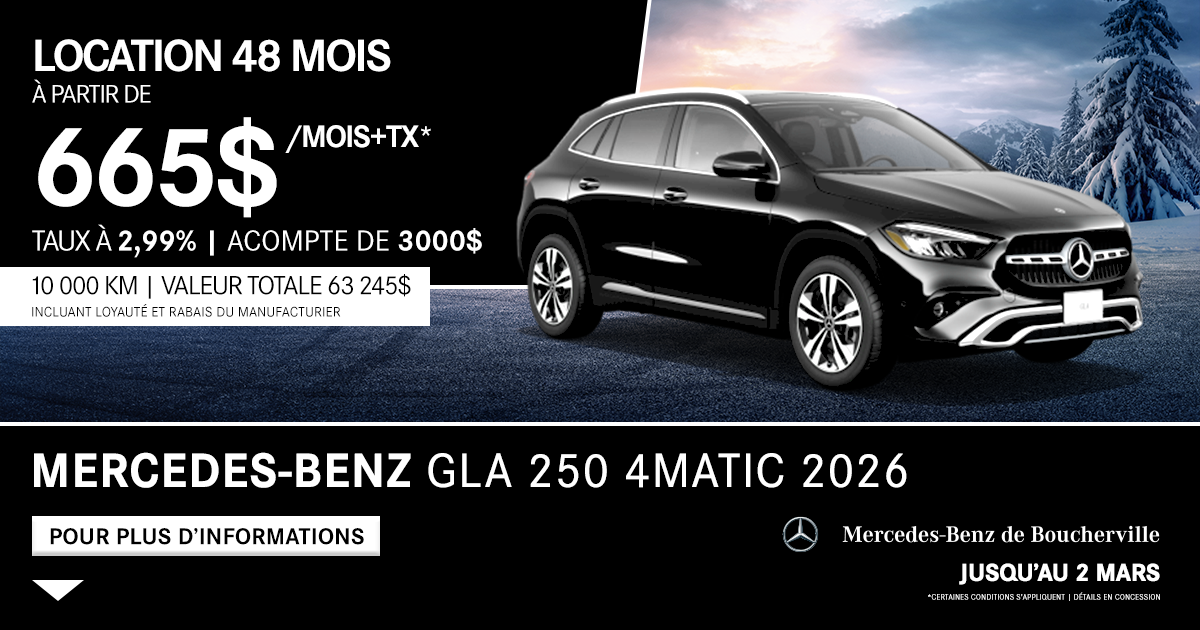 GLA 250 4MATIC 2026