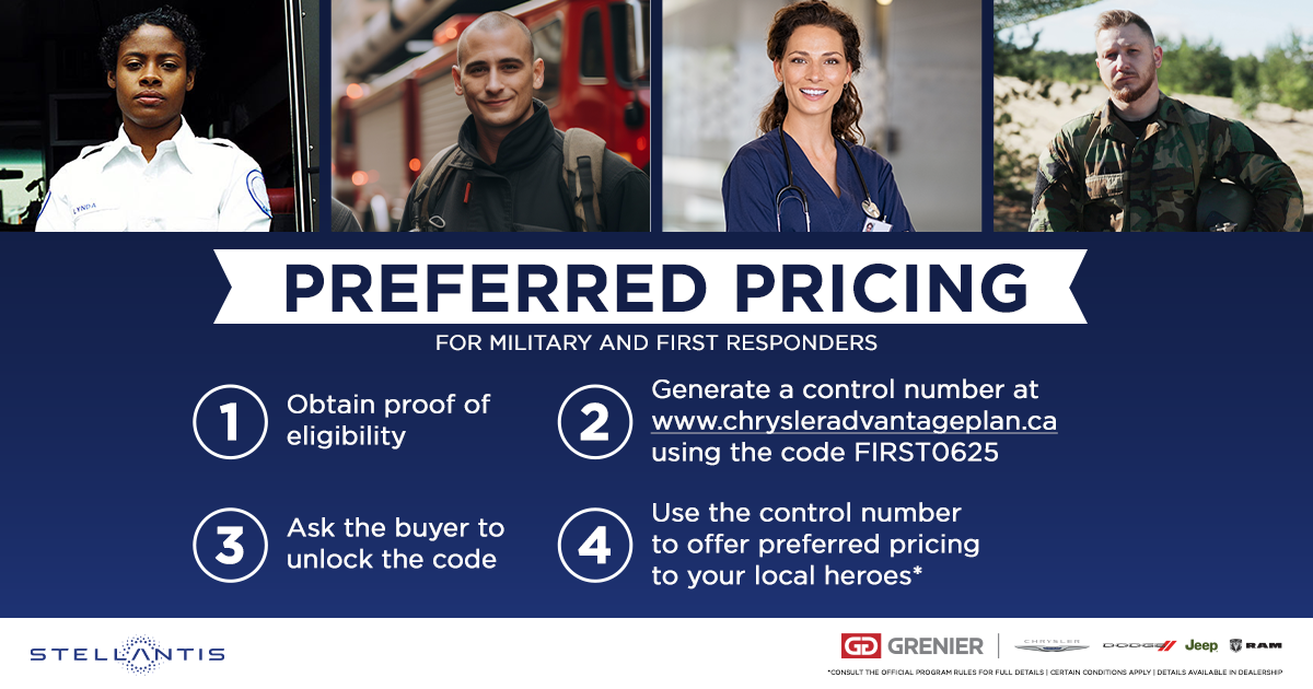 PREFERRED PRICING FOR OUR LOCAL HEROES !
