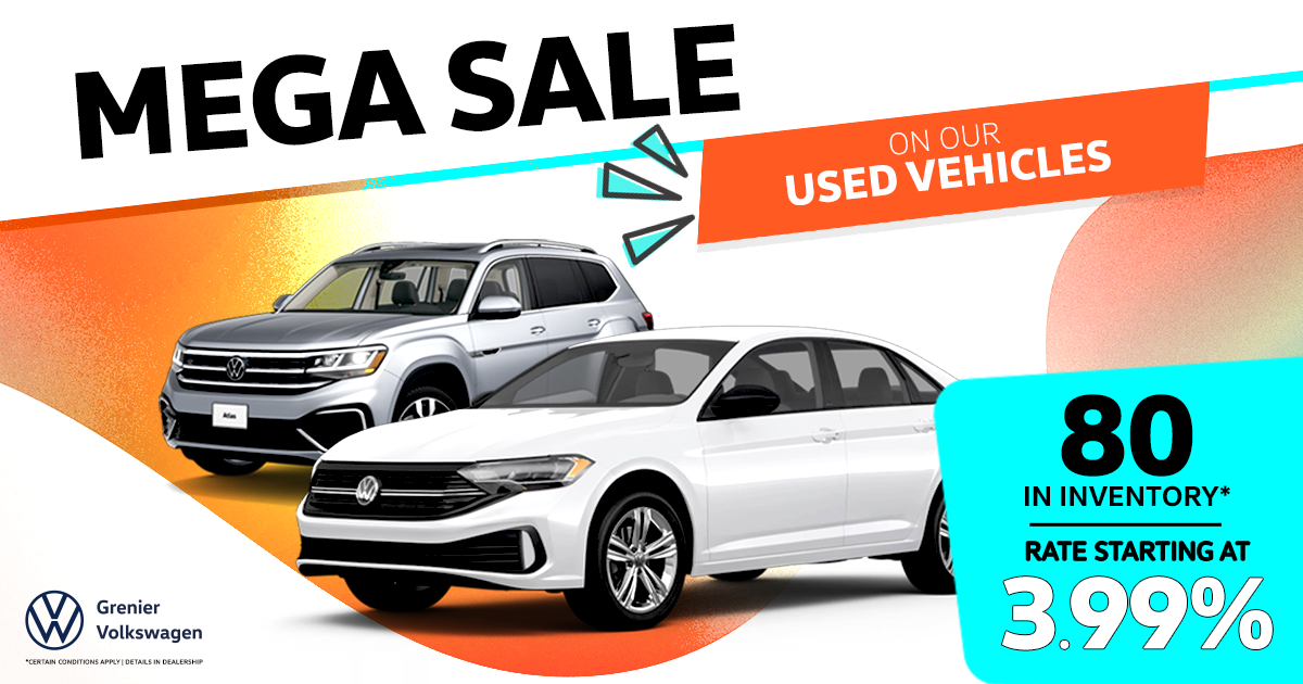 MEGA SALE ON OUR USED VEHICLES !