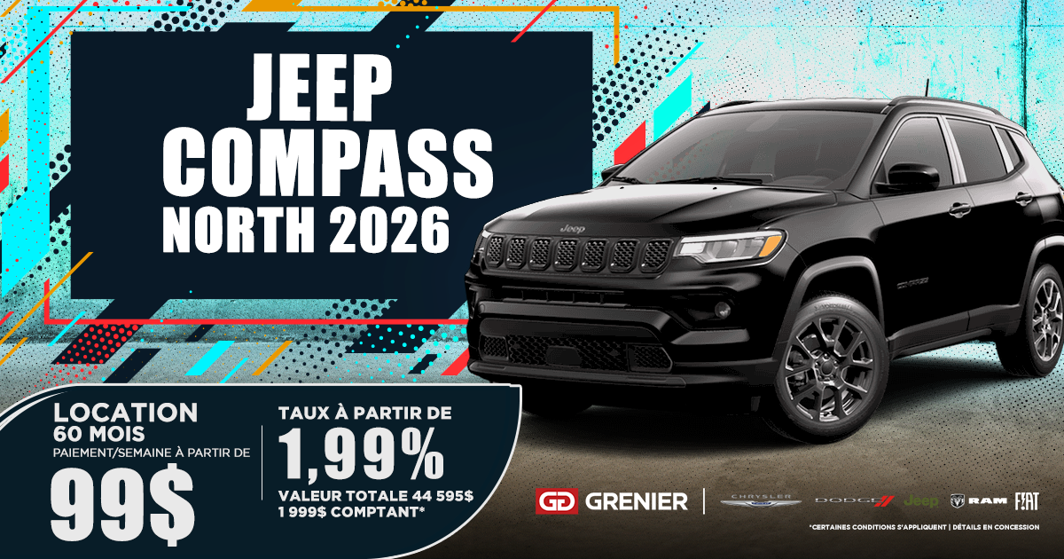 JEEP COMPASS NORTH 2026 !