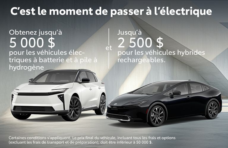 Les nouveaux incitatifs pour véhicules électriques sont arrivés!