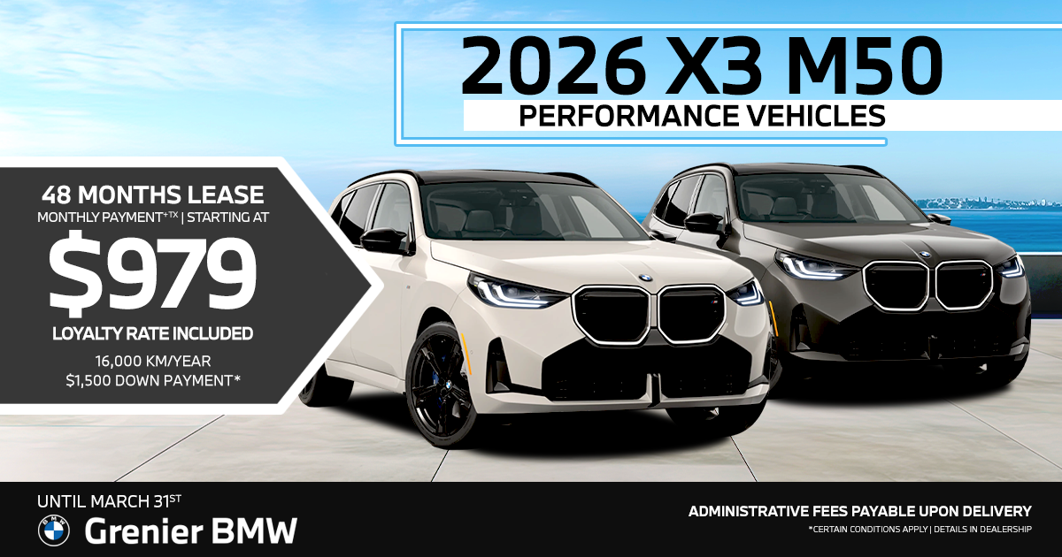 2026 X3 M50 !
