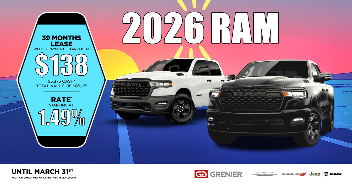 DISCOVER OUR 2026 RAM !