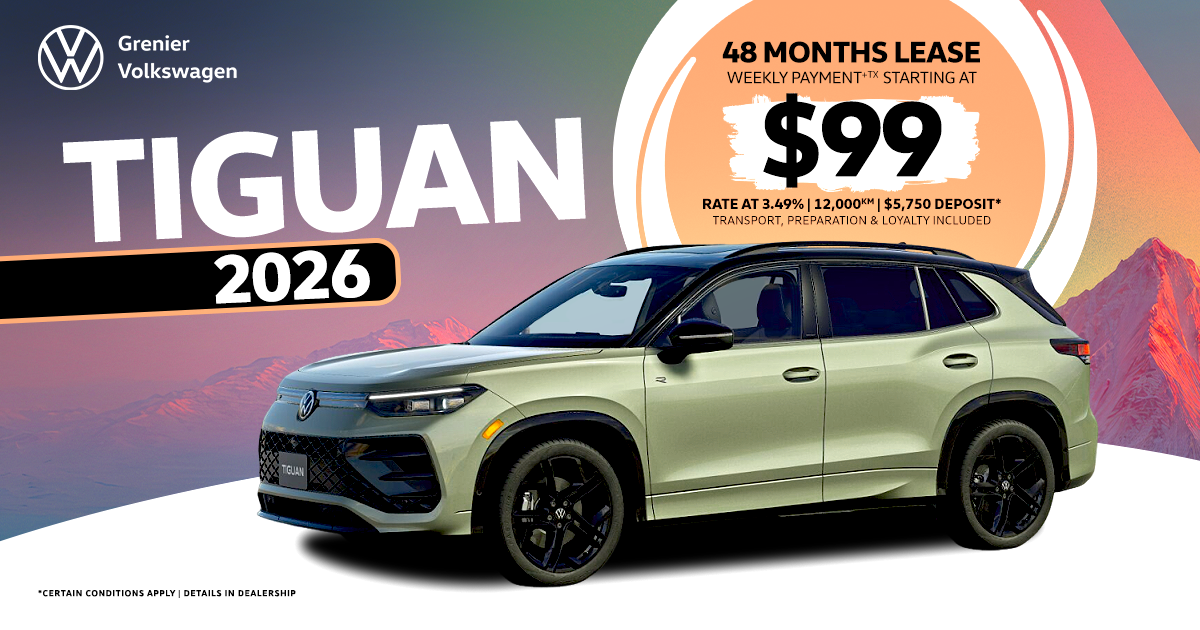DRIVE THE 2026 TIGUAN !