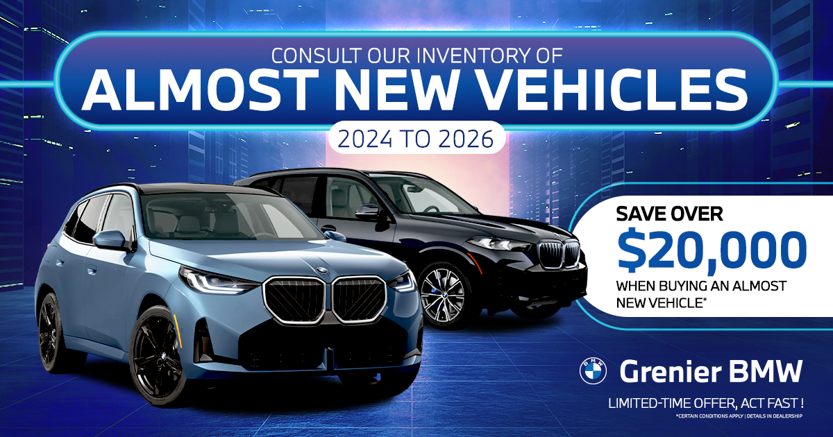 ALMOST NEW VEHICLES IN INVENTORY !