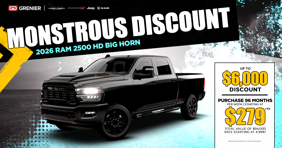 MONSTROUS DISCOUNT !