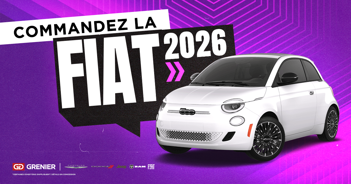 COMMANDEZ LA FIAT 2026 !