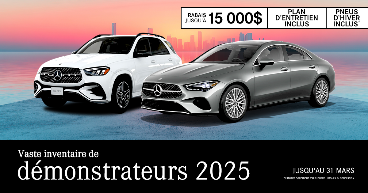 DÉMONSTRATEURS 2025