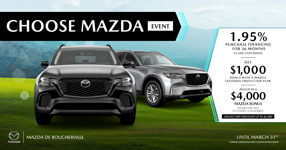 CHOOSE MAZDA EVENT !