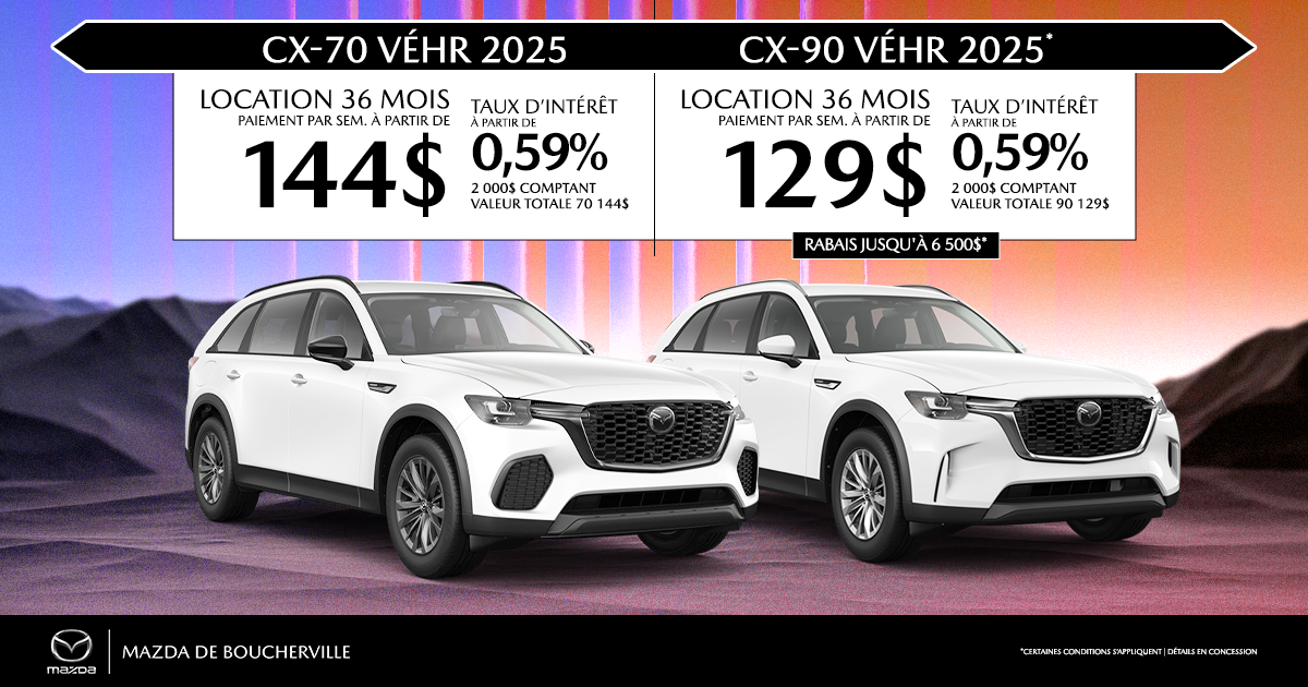 CX-70 2025 & CX-90 2025 !