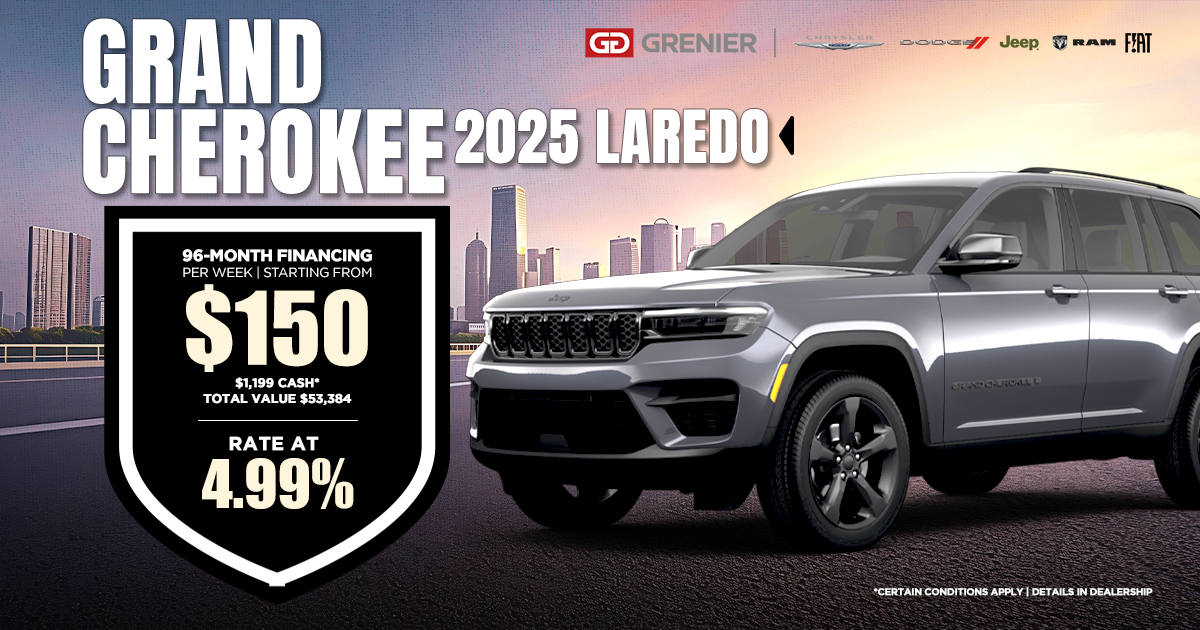 2025 JEEP GRAND CHEROKEE LAREDO !