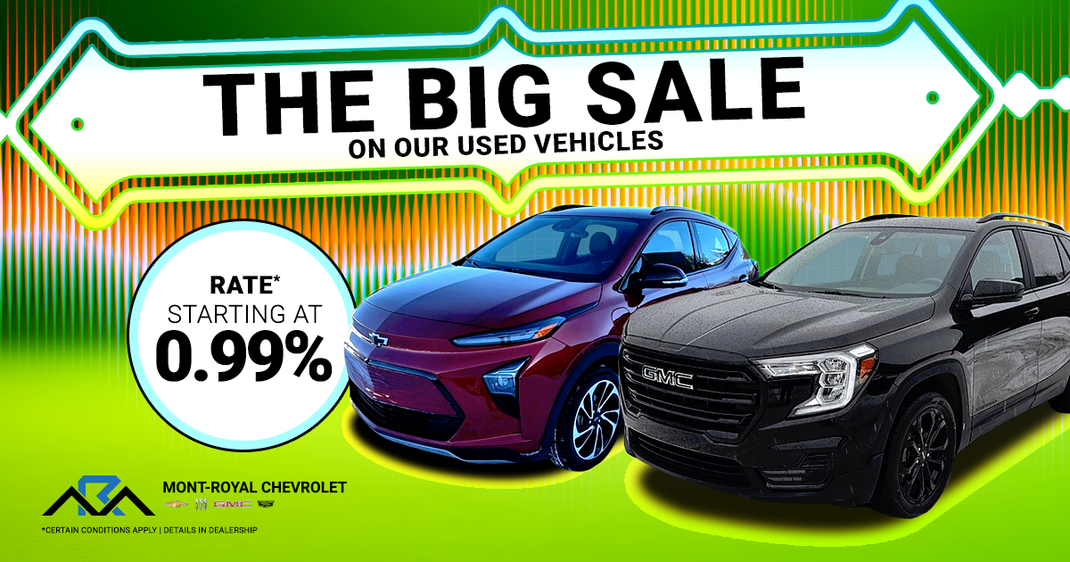 BIG SALE ON OUR USED VEHICLES !