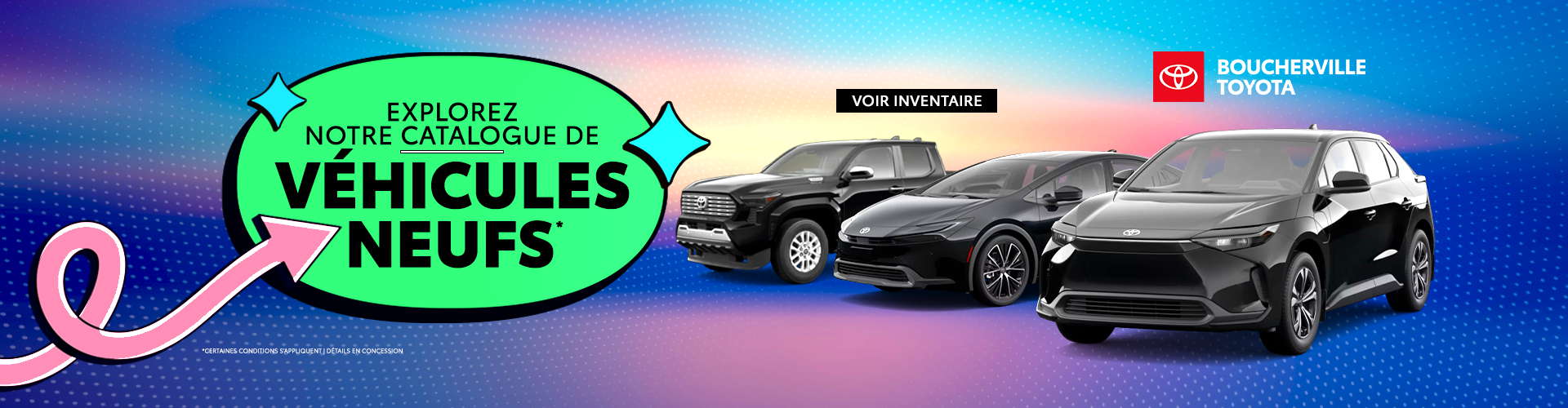 EXPLOREZ NOTRE CATALOGUE DE VÉHICULES NEUFS !