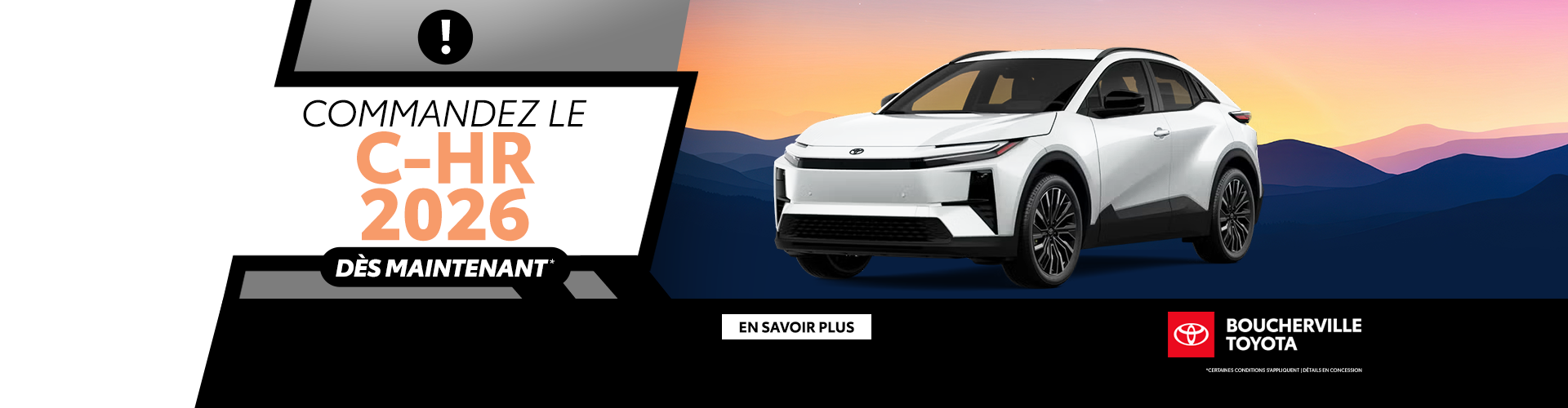 COMMANDEZ LE C-HR 2026 !