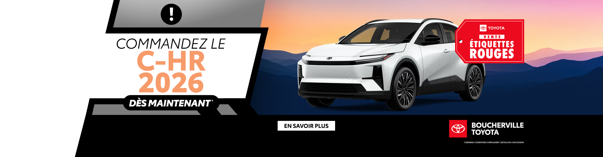 COMMANDEZ LE C-HR 2026 !