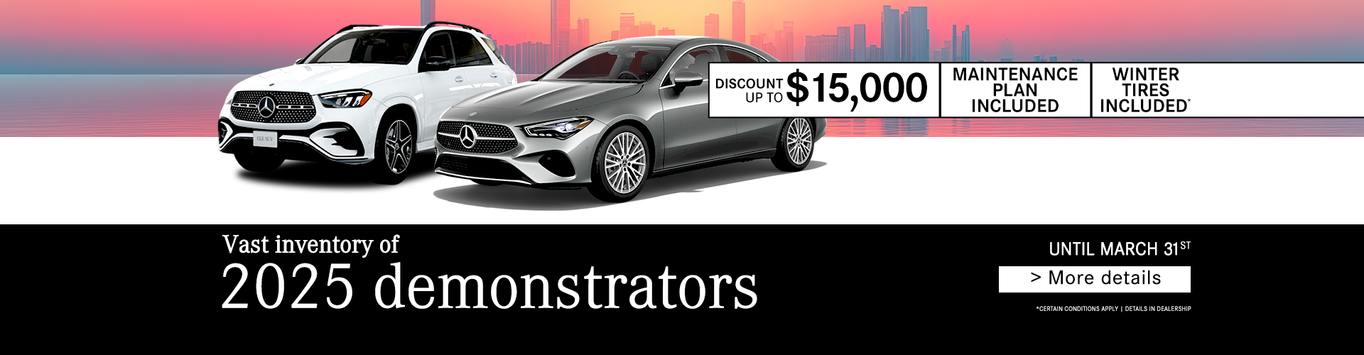 2025 DEMONSTRATORS 2025 DEMONSTRATORS